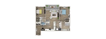 a floor plan of a house