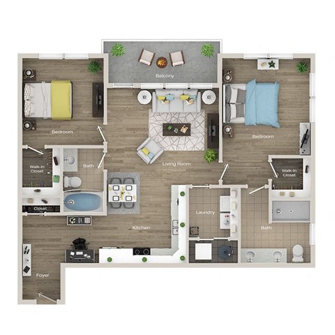 a floor plan of a house