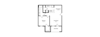 a floor plan of a house