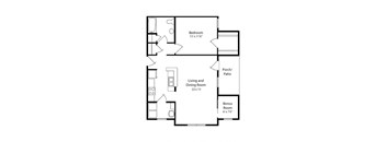 a floor plan of a bedroom house