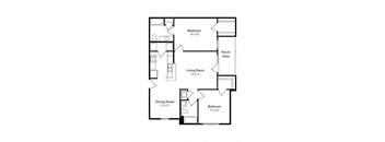 a floor plan of a house