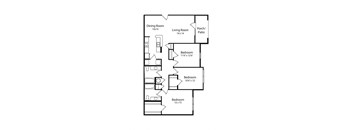 bedroom floor plan | the madison at ballston station