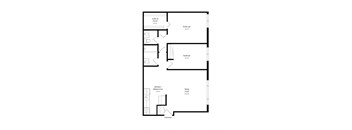 haven hoffman estates apartments illinois 2 bed 1.5 bath floor plan