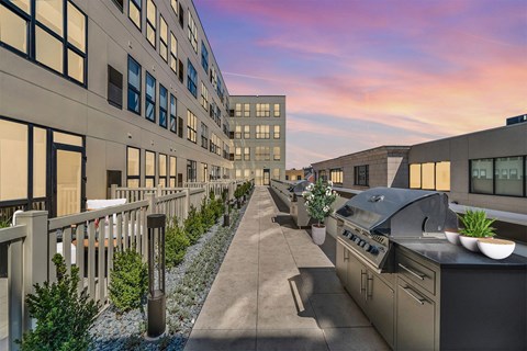 Albion Highland Park Grilling Area