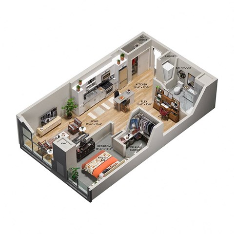 a floor plan of a house