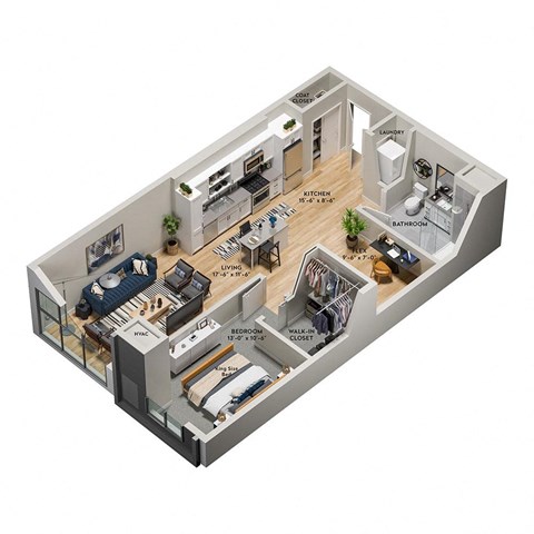 a floor plan of a house