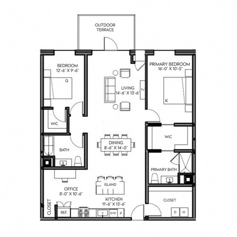 4 bedroom floor plan  the circulatory
