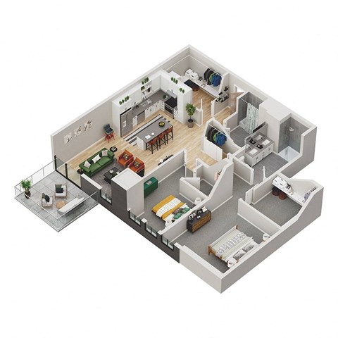 bedroom floor plan and layouts of a house