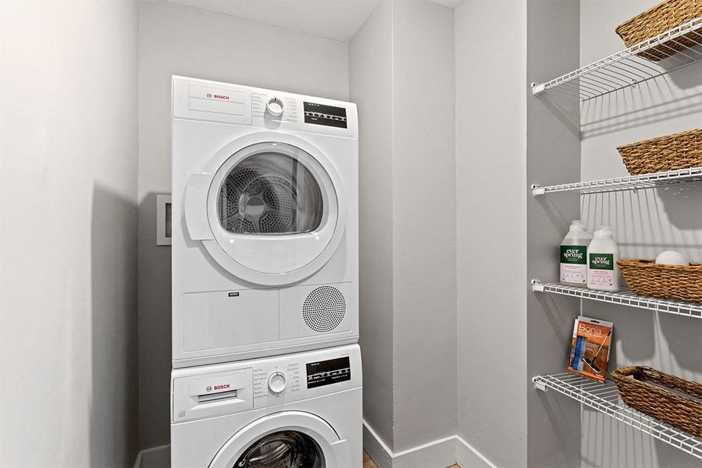 Highland House Tower by Albion In-unit Laundry