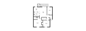 a black and white floor plan of a house