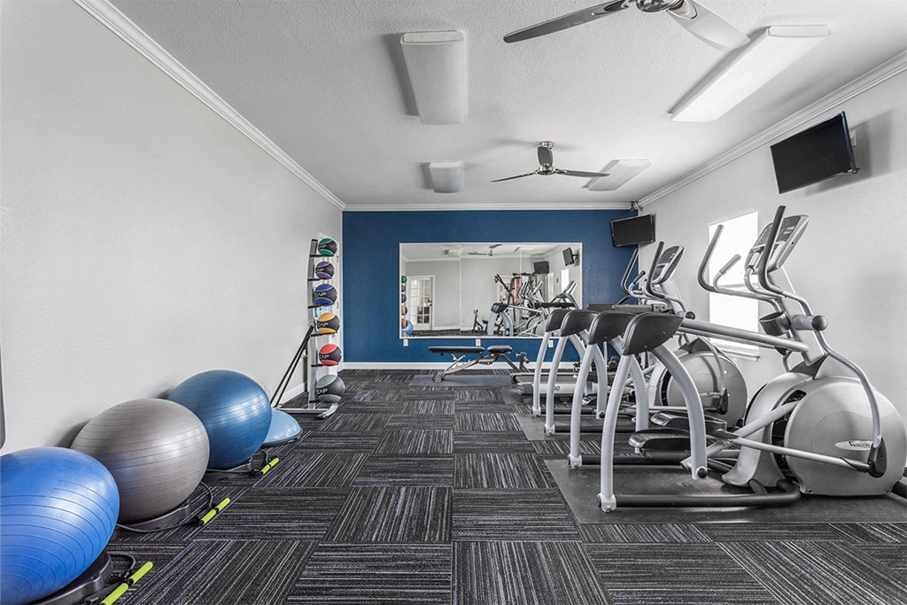 the gym at the executive apartments