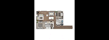 2 bed 2 bath apartment floor plan