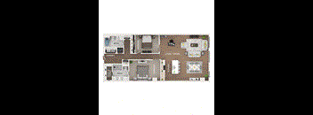 3 bedroom floor plan  the residences at sawmill estates apartments in