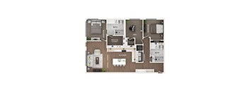 the floor plan of 1190 sq ft