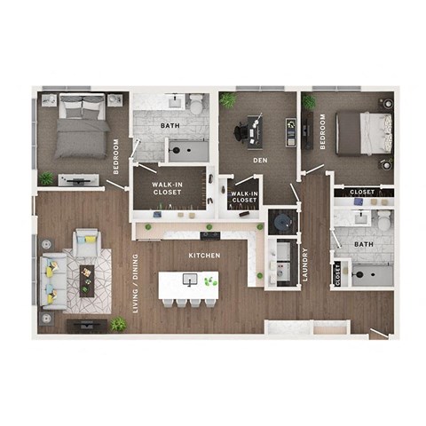 the floor plan of 1190 sq ft