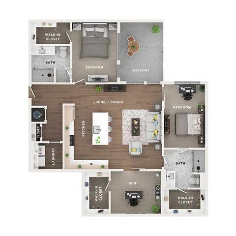 a floor plan of 3 bedroom 2100 sq ft