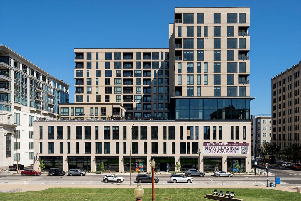 exterior of an apartment building