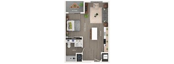 studio apartment floor plan