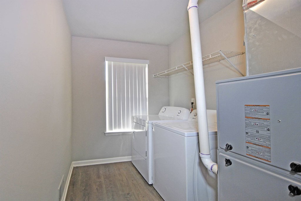 laundry room with washer and dryer