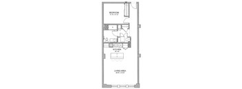 1 Bedroom _ A22 Floor Plan