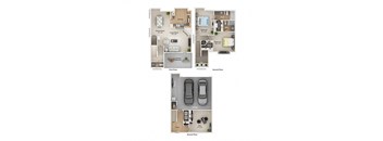 fairlane town center apartments floor plan  C3THc
