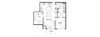 a floor plan of a bedroom floor plan
