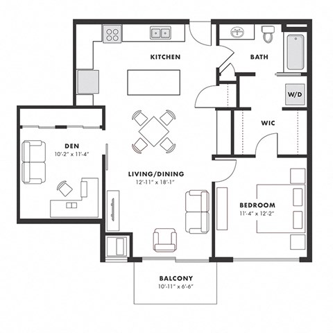 a floor plan of a bedroom floor plan