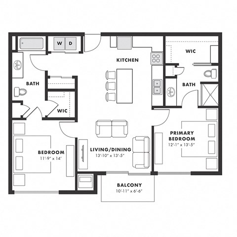 a floor plan of a bedroom floor plan
