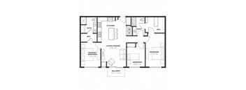 a floor plan of a bedroom floor plan