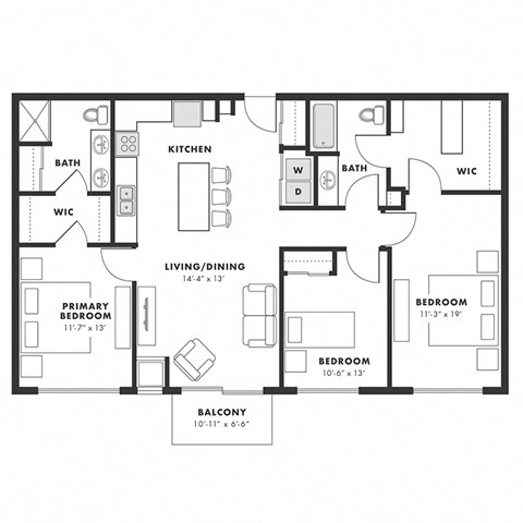 a floor plan of a bedroom floor plan