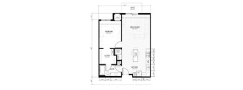 the floor plan of the second level of the house showing the closet and the bedroom
