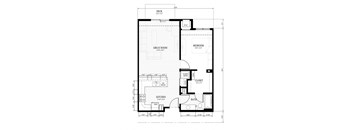 the floor plan of the second level of the house showcasing the closet and the bedroom