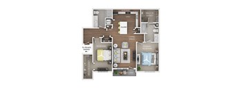 a 1 bedroom floor plan  the residences at
