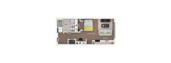 studio apartment floor plan