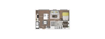 studio apartment floor plan