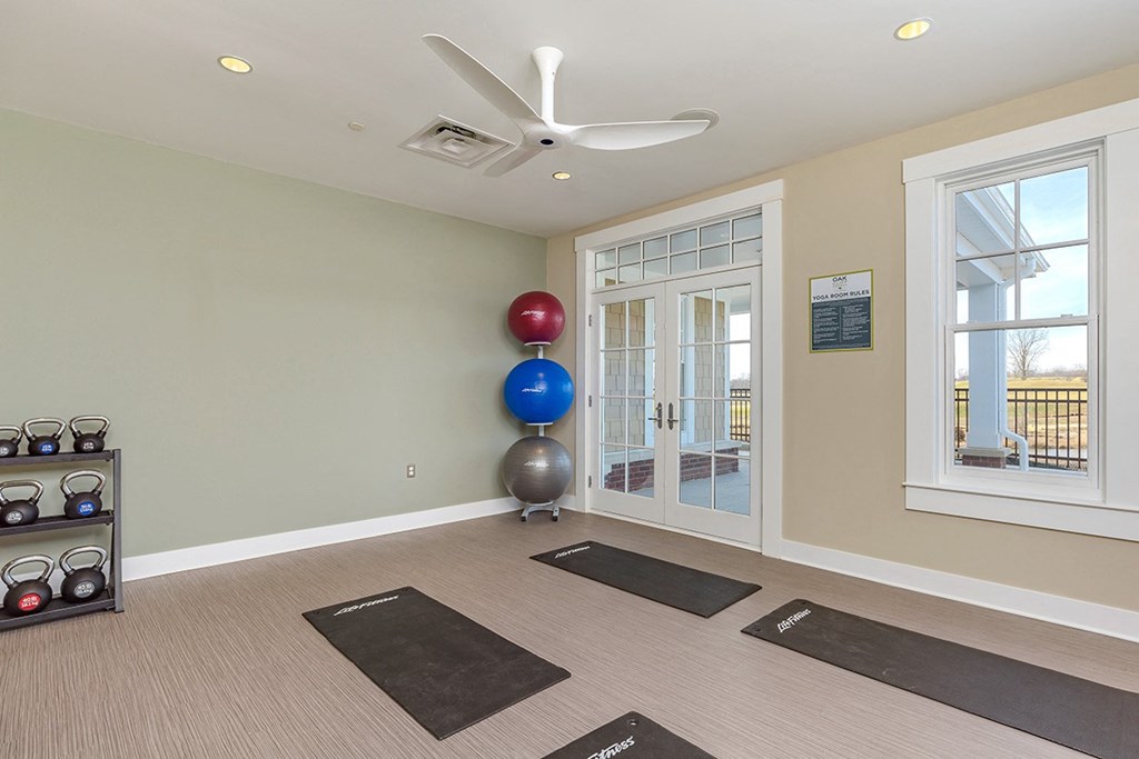 the preserve at ballantyne commons fitness room