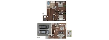 the floor plan of the residence is shown in this drawing
