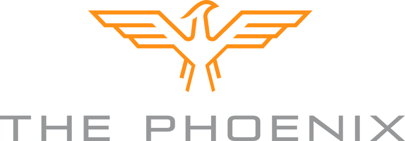 A graphic of a phoenix is above the words "The Phoenix".