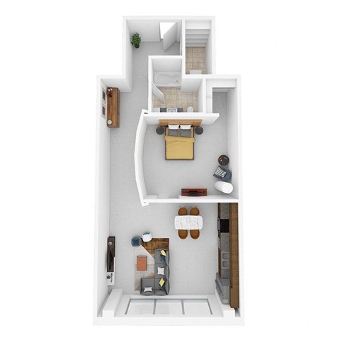 A white and wood kitchen with a sink and a window.