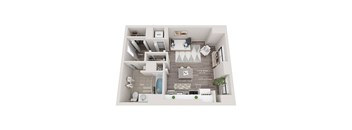 studio apartment floor plan