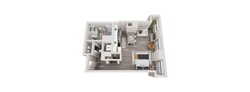 studio apartment floor plan