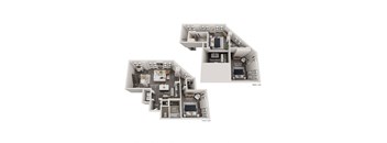 the 154 floor plan  studio