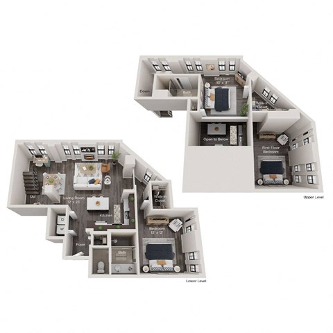the 154 floor plan  studio