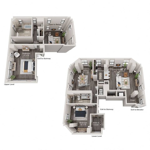the brook 3 bedroom floor plan  studio floor plans