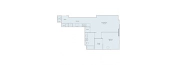 1 bed 1 bath floor plan