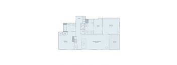 2 bed 2 bath apartment floor plan