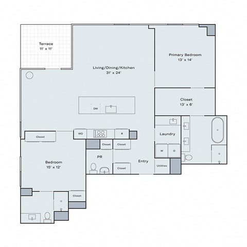 floor plan of an apartment