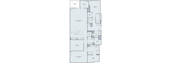 3 bed 3.5 bath floor plan