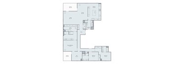 3 bed 3.5 bath floor plan