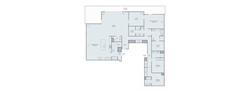 3 bed 4.5 bath floor plan